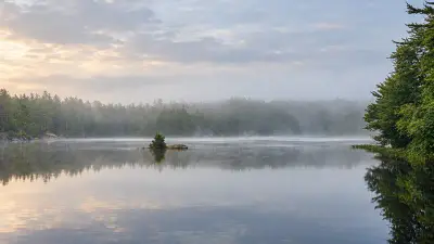 AI illustration of Branch Lake, Maine