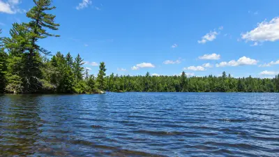 AI illustration of Brassua Lake, Maine