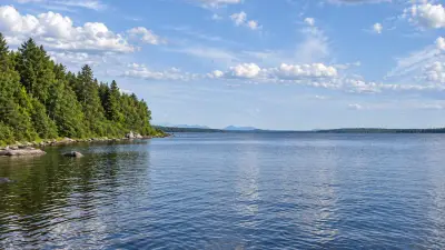 AI illustration of Chamberlain Lake, Maine