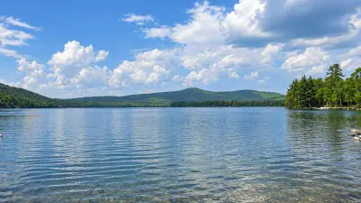 AI illustration of Clearwater Pond in Industry, Maine