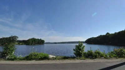 Damariscotta Lake from Nobleboro, Maine.