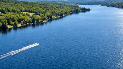 AI illustration of Eagle Lake in Maine?s Fish River chain