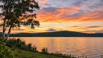 AI illustration of Fish River Lake, Maine