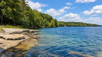 AI illustration of Lake St. George, Maine