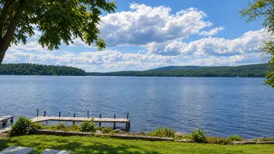 AI illustration of Long Pond, Maine
