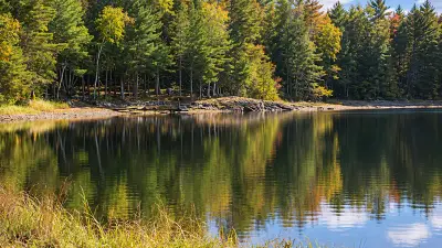 AI illustration of Pocomoonshine Lake, Maine