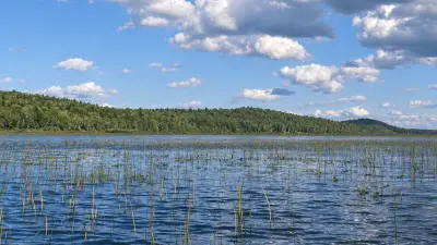 AI illustration of Portage Lake, Maine