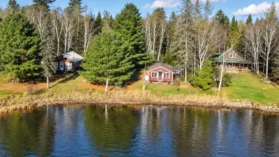 AI illustration of Squa Pan Lake, Maine