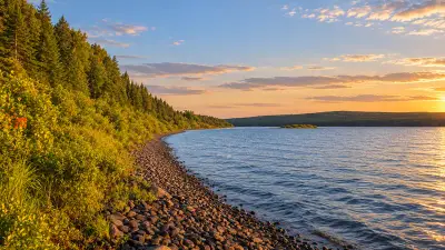 AI illustration of Umsaskis Lake, Maine