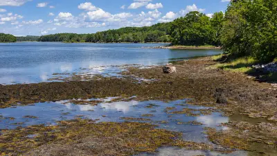 AI illustration of Weskeag River, Maine